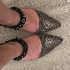 Elegant Coach Black and Gray Women's Shoes